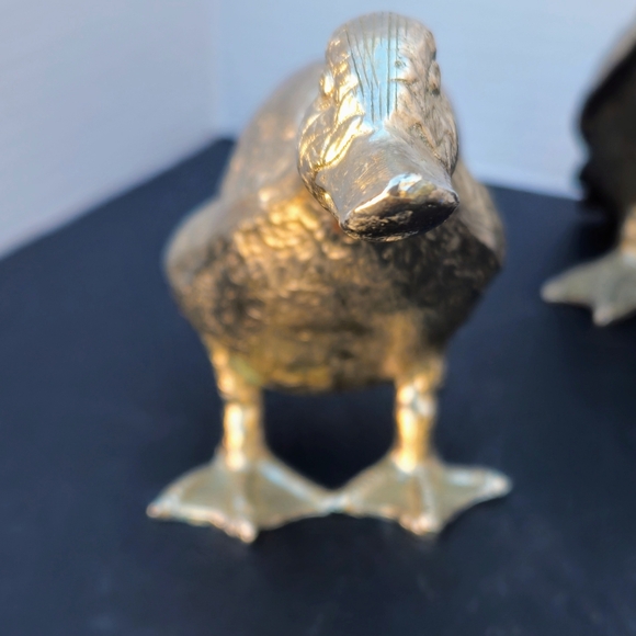 Silver plated duck sculpture - Picture 3 of 9